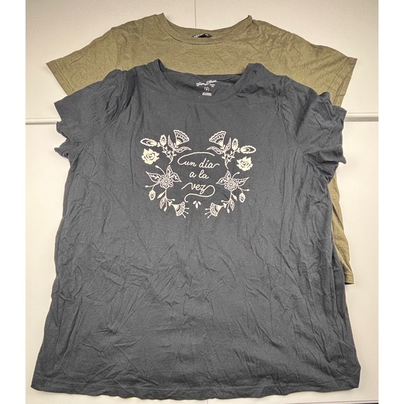 Womens Universal Thread‎ Graphic Tee 2XL & Shein Curve T-Shirt 2XL Bundle - Picture 1 of 5